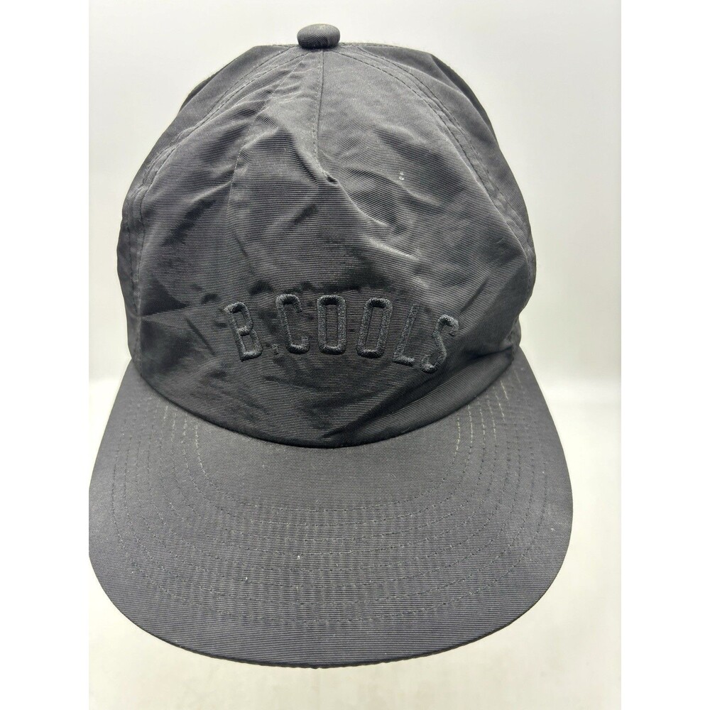 Barney Cools B.Cools Black Snapback Hat Unstructured Nylon